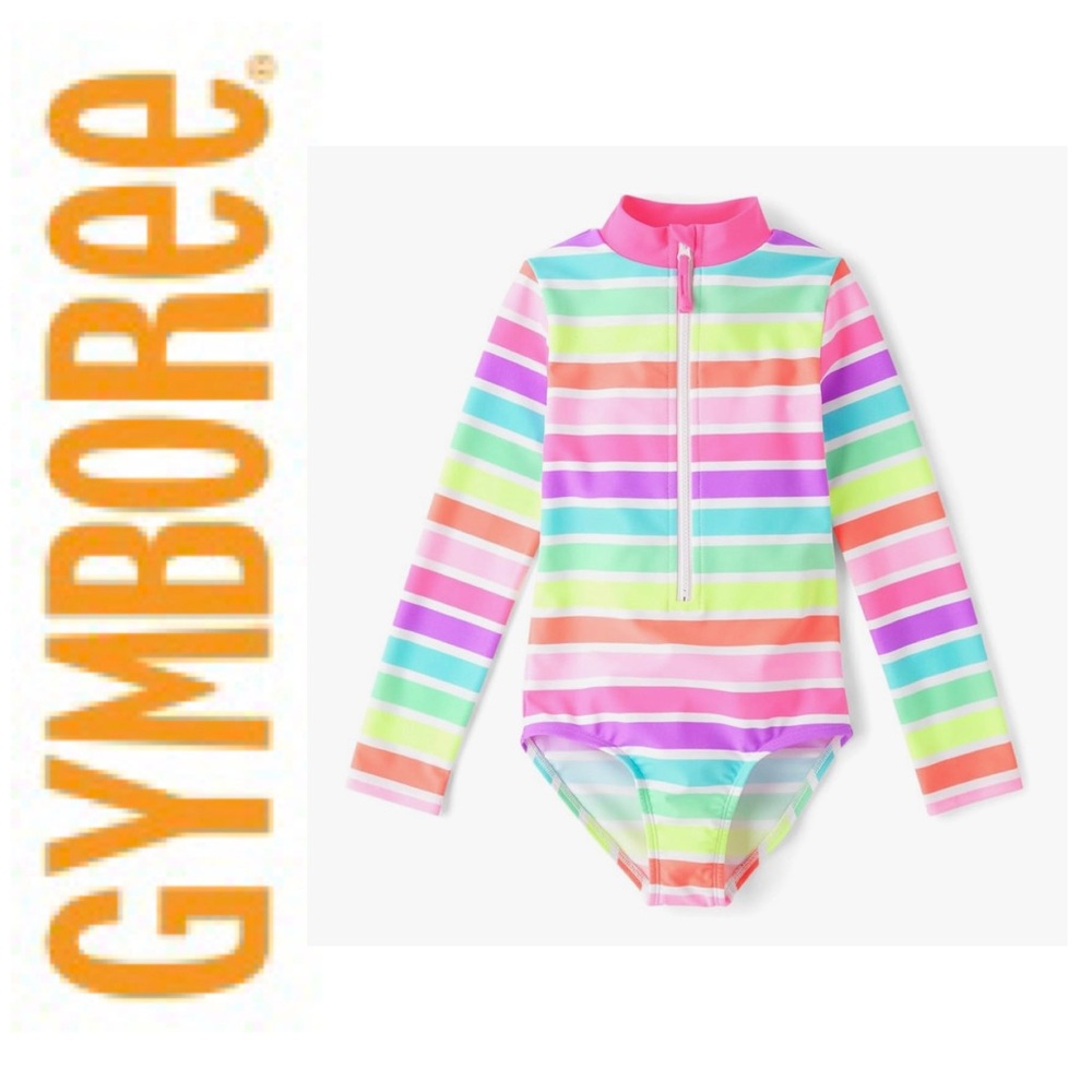 Gymboree Kids' Multicolor Striped Rashguard
